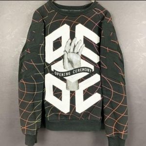 Opening Ceremony Remix Hand Pull Over Sweatshirts Sz  S Small unisex